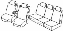 seat covers for Citroën C4 Picasso, 2013>2022 - Exclusive - 5 door