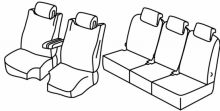 seat covers for Citroën C4 Picasso, 2013>2022 - 5 door