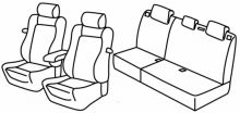 seat covers for Citroën C4, 2004>2010 - VTR - 3 door