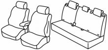 seat covers for Citroën C4, 2010>2015, 2015>2018 - Attraction - 5 door