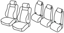 seat covers for Citroën C5 Aircross, 2017>2025 - 5 door