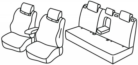 presvlake za sjedala odgovaraju za Citroën C4 / ë-C4, 2020> - 5 vrata