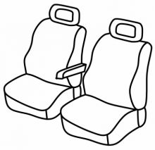 presvlake za sjedala za Citroën Jumper/ Peugeot Boxer/ Fiat Ducato, 2002>2006