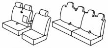 seat covers for Citroën Jumper, 2014>2021, 2021>