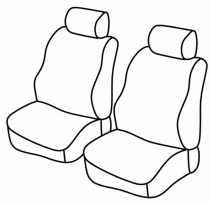 presvlake za sjedala odgovaraju za Citroën Jumper/ Peugeot Boxer/ Fiat Ducato, 2014>