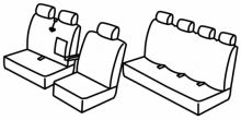 seat covers for Citroën Jumper / Peugeot Boxer / Fiat Ducato / Opel Movano, 2021>