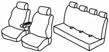 seat covers for Citroën Jumper/ Peugeot Boxer/ Fiat Ducato/ Opel  Movano, 2014>2020, 2021>