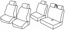 seat covers for Fiat Scudo 2/ Citroën Jumpy, 2007>2016