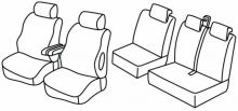 presvlake za sjedala za Citroën / Peugeot / Fiat Jumpy / Expert / Scudo, 2007>2016