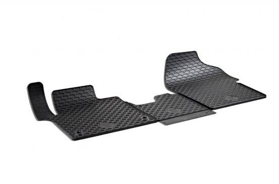 rubber mat compatible for Citroën Jumpy/Space tourer, 2016>/ë-Jumpy, 2020>/Peugeot Expert/Traveller, 2016>/e-Expert/e-traveller 2020>/ Toyota Proace/Proace Verso, 2016>/Opel Vivaro C, 2019>/ Vivaro-e 2020> / Zafira Life 2016> / Fiat Scudo, 2022> / Ulysse, 2022>