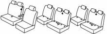 seat covers for Peugeot Traveller/Citroën Jumpy/Toyota Proace/Citroën Spacetourer/Opel Zafira Life, 2016>