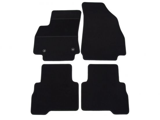 interior textile mats compatible for Citroen Nemo, 2008>2015, 2 rows