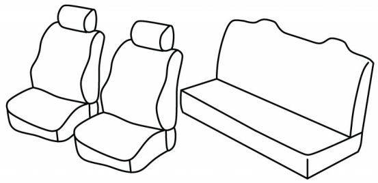 seat covers compatible for Citroën Saxo, 1996>2003