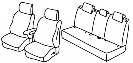 presvlake za sjedala odgovaraju za Dacia Bigster, 2025> - 5 vrata