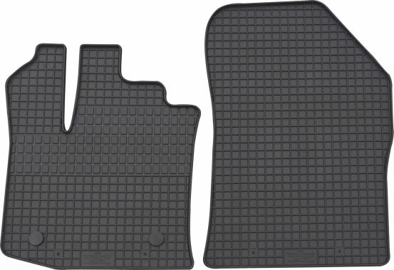 rubber mat compatible for Dacia Dokker from 02/2013 / Lodgy from 2012>2022, front 2-pcs.