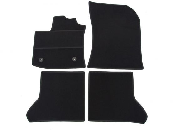 interior textile mats compatible for Dacia Dokker passenger, 2012>2021