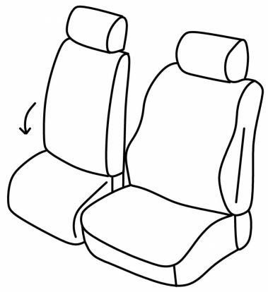 presvlake za sjedala odgovaraju za Dacia Dokker, 2016>2021