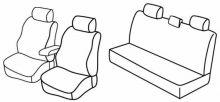 presvlake za sjedala za Dacia Duster, 2010>2011