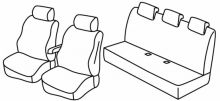 presvlake za sjedala za Dacia Duster, 2018> - 5 vrata