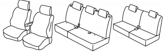 seat covers compatible for Dacia Jogger, 2022> - 5 door