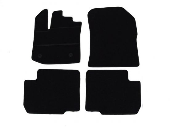 interior textile mats compatible for Dacia Lodgy, 2012>2024, 2 rows