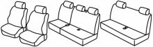 seat covers for Dacia Logan MCV, 2006>2013 - 4 door