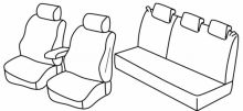 seat covers for Dacia Logan MCV, 2013>2020 - Station Wagon