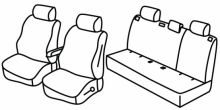 presvlake za sjedala za Dacia Sandero / Stepway, 2021> -  - 5 vrata