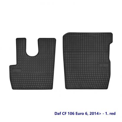 rubber mat compatible for Daf CF 106 Euro 6, 2014> - 1st row