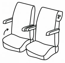 KAMION Daf XF, XG, XG+, 2021> - Driver Pneumatic + Passenger Cinema