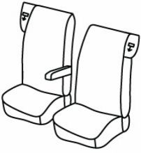 KAMION Daf XF, XG, XG+, 2021> - Driver Pneumatic + Passenger Pneumatic