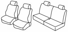 presvlake za sjedala za Daihatsu Terios, 1997>2006