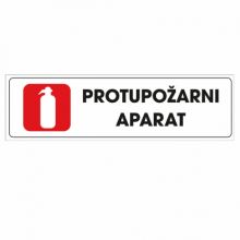 Info pločica 120*40 mm, Protupožarni aparat