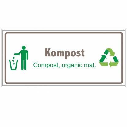 Naljepnice Kompost 22x10cm