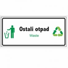 Naljepnice Ostali otpad 22x10cm