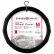 STEERING WHEEL COVER WITH GRIP BLACK 37-39 CM-1