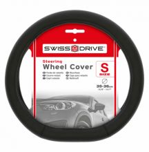 STEERING WHEEL COVER DT1 35-36CM BLACK