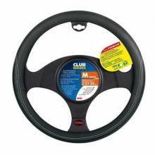 Steering wheel cover Club - black 37/39cm