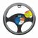 Steering wheel cover Club - grey 35/37cm-1