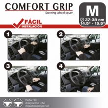 NAVLAKA VOLANA CRNA ”COMFORT GRIP” M 36.5-38.5CM