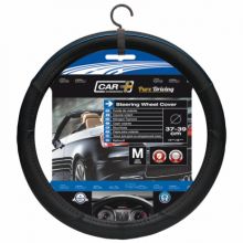 STEERING WHEEL COVER ”COLOR-LINE” BLACK/BLUE