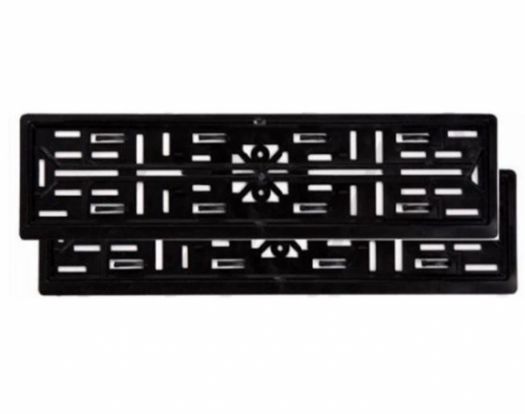 NOSAČ REGISTARSKIH TABLICA - PVC CRNI