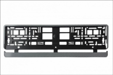 License plate frame Carbon