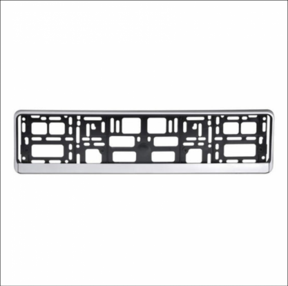 License plate frame Black-grey