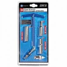 Spark plug wrench rubber t-handle 8-10-12mm L63mm