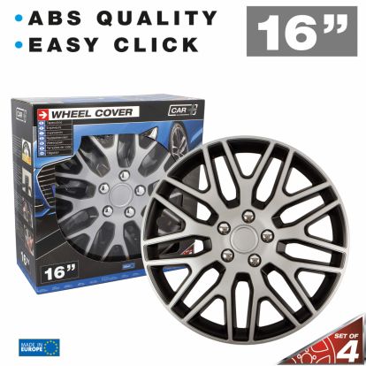 wheel trims 16” delavare silver/black