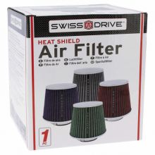 air filter swiss drive blue crome