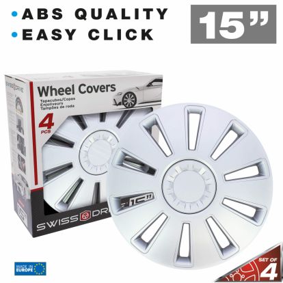 WHEEL TRIMS 15” VERMONT SILVER