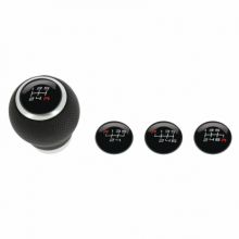 GEAR KNOB ”GEAR BOX” ROUND BLACK