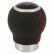 GEAR KNOB ”GEAR BOX” ROUND BLACK/RED-1